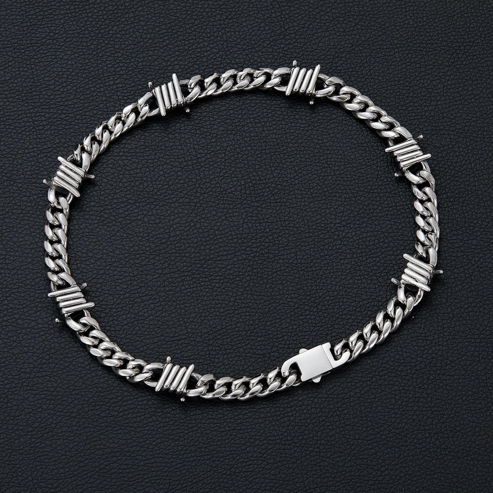 Mens Short Necklace Stainless Steel