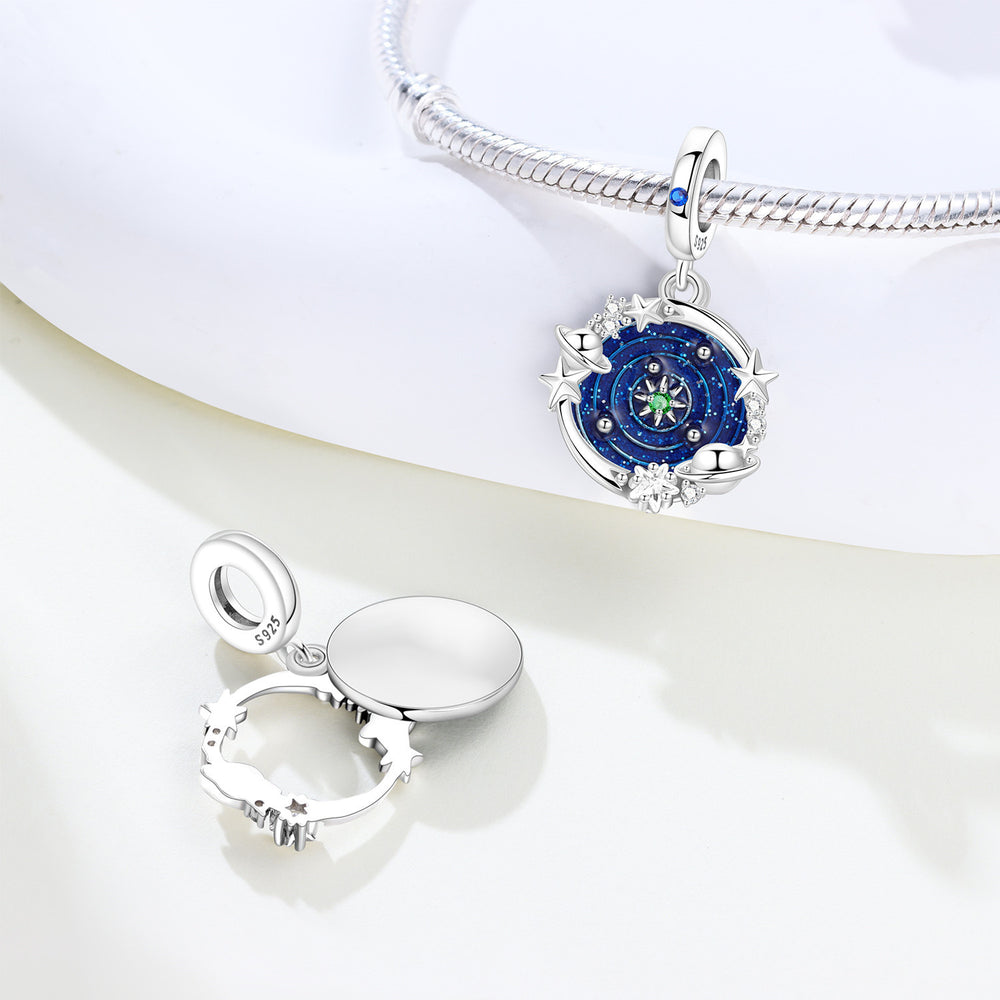 Starry Sky Astronaut Diy Bracelet String Beads Pendant