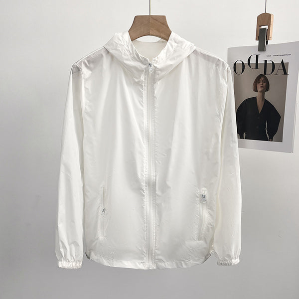 Mens Summer Breathable Sun-Protective Hooded Jacket