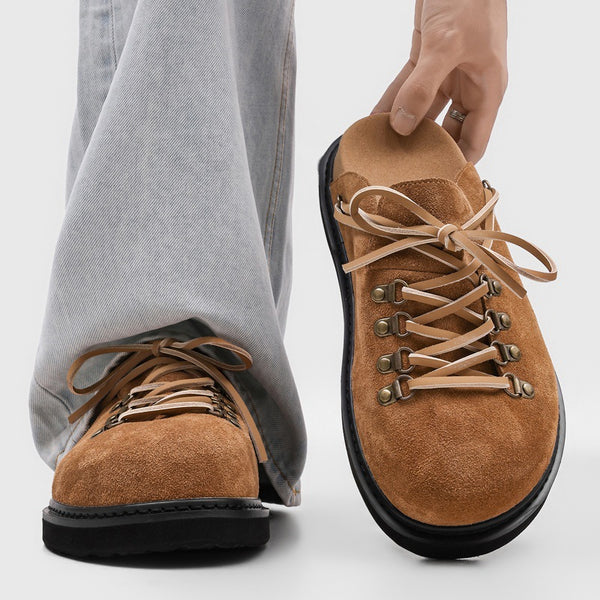 Outdoor Casual Versatile Mule Shoes Slip-on Height-increasing Closed-toe Slippers