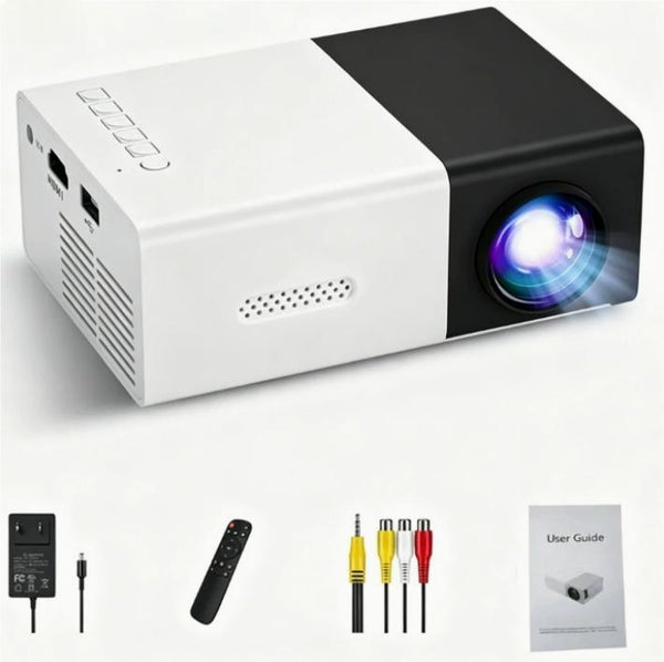 Home Office T300 Projector HD 1080P Miniature Mini Projector