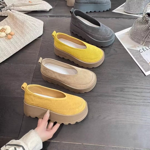 Retro Ugly-cute Chunky-soled Birkens For Women