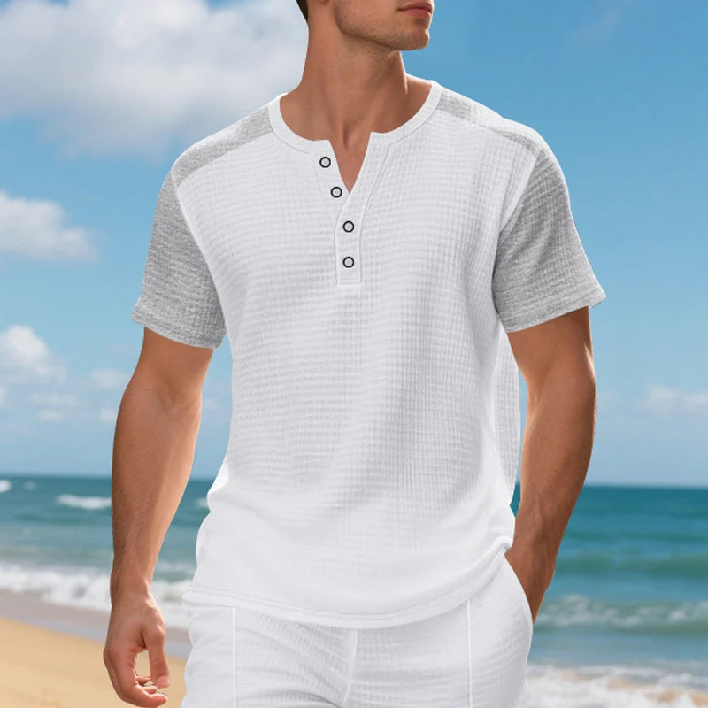 Loose-fit Mens Casual Short-sleeve T-shirt