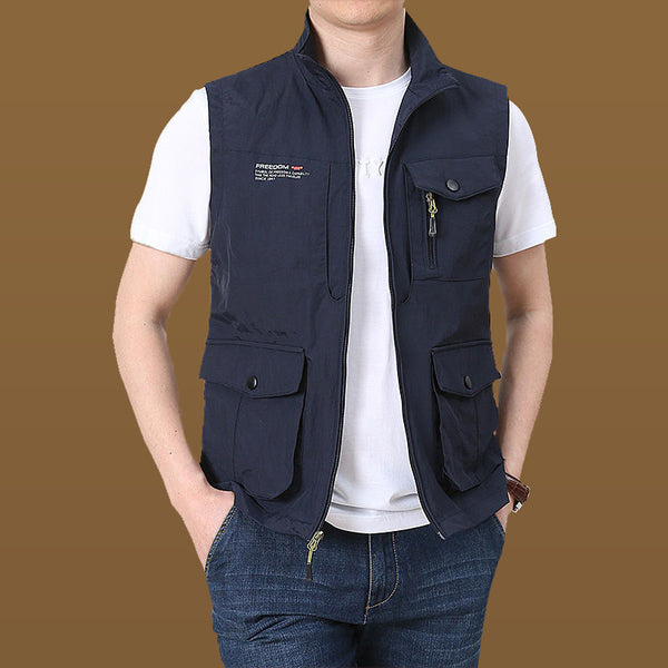 Vest Mens Waistcoat Fishing Vest Sports Jacket