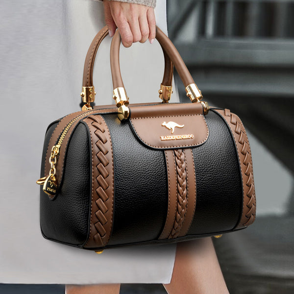 Womens One-shoulder Bag Womens Fashionable Color-block Design